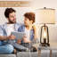 Lampe de table USB en métal Deylani