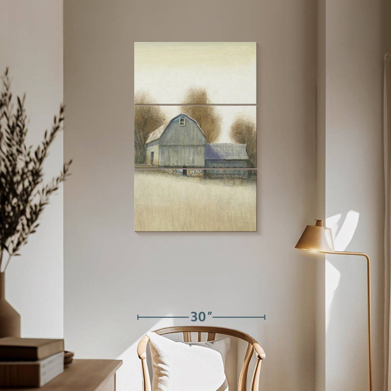 Lilie Barn Side I, 57" H x 36" W