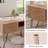 39" Wooden Coffee Table with Drawer
