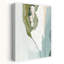 Coastal Homes On Green Hills Serene Tranquil Abstract Coastal Wall Art Print 1 Piece Wrapped Canvas Wall Art-761432977