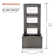 Metal Weather Resistant Floor Fountain