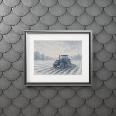 Clinger Single Picture Frame Print