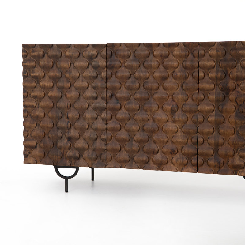 Rio Media Console, Antique Brown