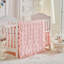 Ensemble de literie pour lit de bébé à volants Édredon matelassé pour bébé avec drap-housse et jupe de lit - Mignon doux et respirant Seersucker-125376395
