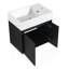 Armoire de salle de bain 24 po avec lavabo, portes à fermeture douce, fixation flottante, pour petite salle de bain