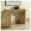 Table de bar à grain de bois naturel de 50 po avec tiroirs - Table de salle à manger multifonctionnelle moderne pour bar à domicile, bureau - Table élégante en MDF