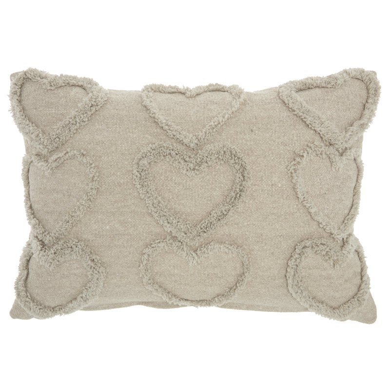 Cotton Throw Pillow, Khaki