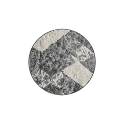 Machine Washable Gray Area Rug