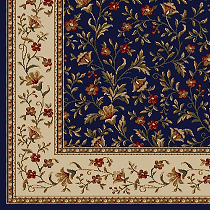 Tapis bleu / bleu marine Weisgerber, Rectangle 7 pi 9 po x 11 pi