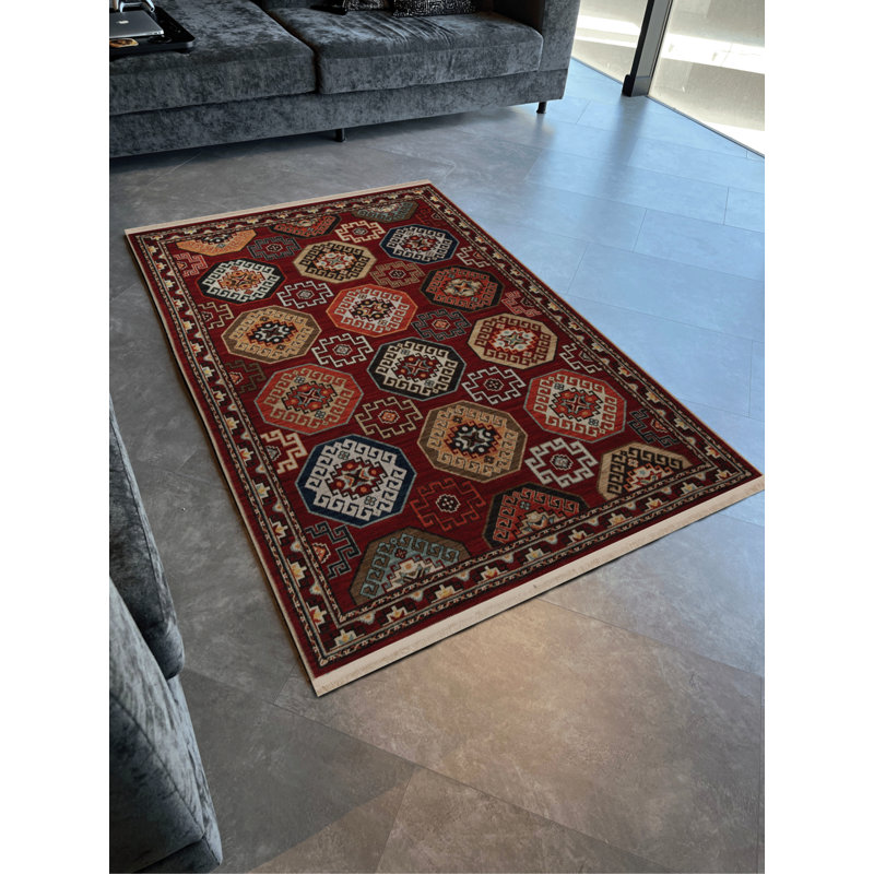 Tapis rectangulaire Yajat, Tapis de couloir 2 pi 8 po x 6 pi 7 po