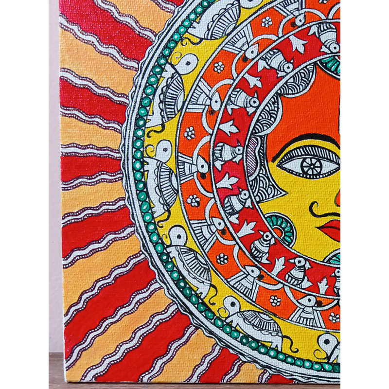 Créatures au soleil | Acrylique sur toile | Par Rina Patwa