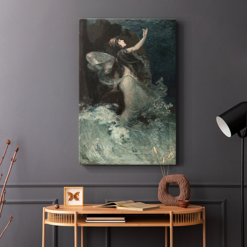 Impression de portrait rétro «Liv» par Cavas, H 27 po x l 18 po