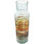 Donsha Recycled Glass Abstract Decorative Clear Vase with Swirled Coloured Glass Bands-107377528-107377527
