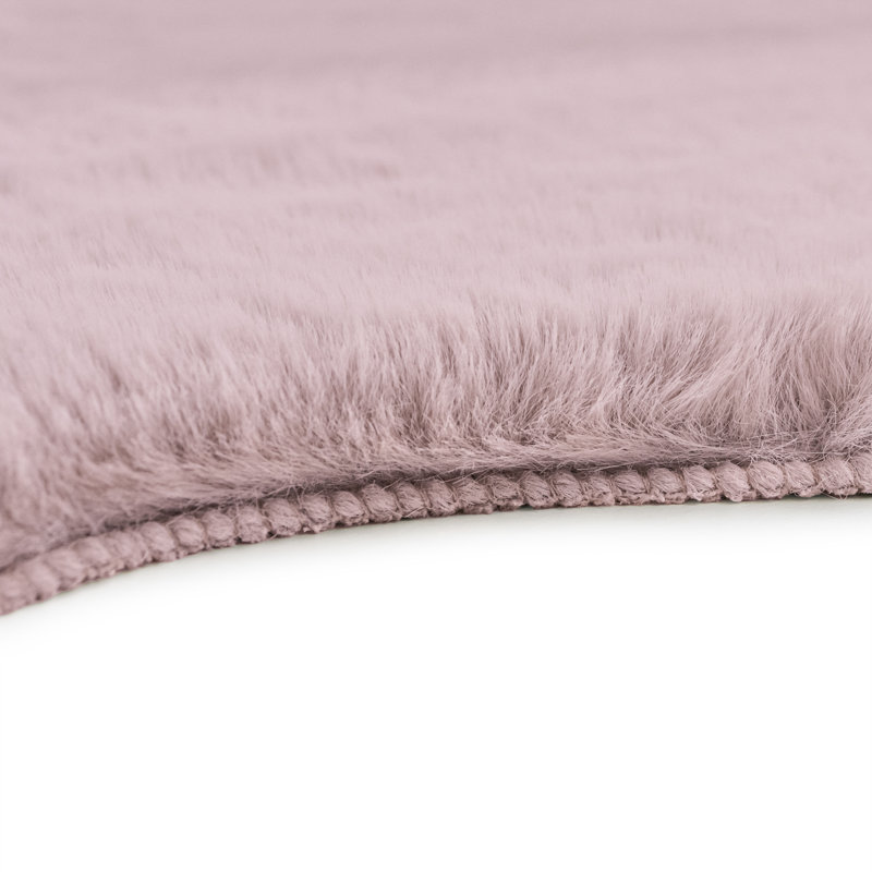 Machine Tufted 60cm X 90cm Area Rug, Pink