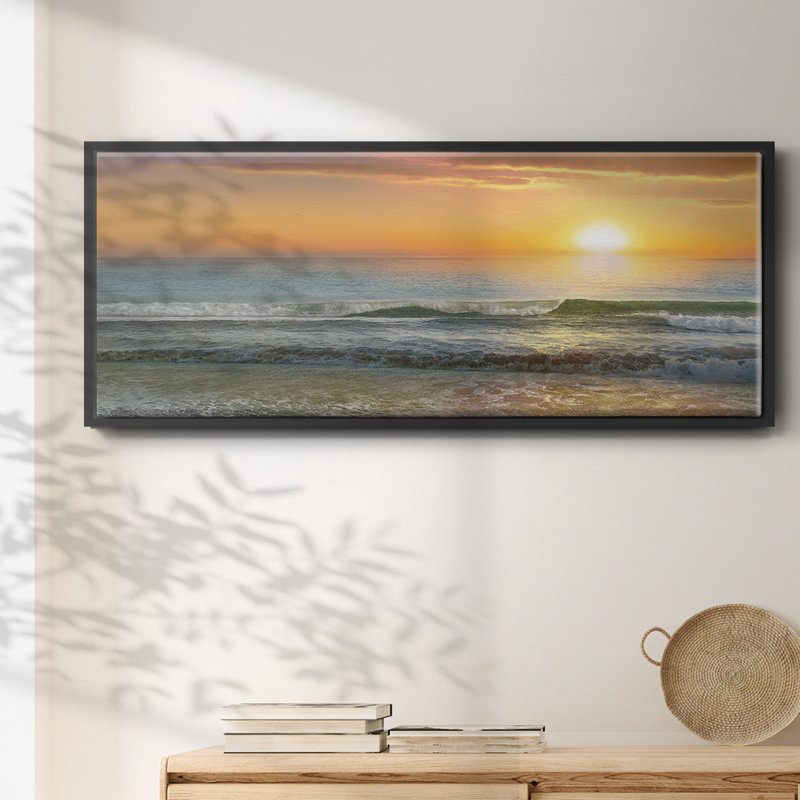 Dawn Rays- Framed Canvas, 8" H x 20" W