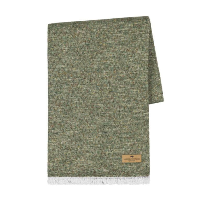 Olive Cinder Mist Throw, Olive