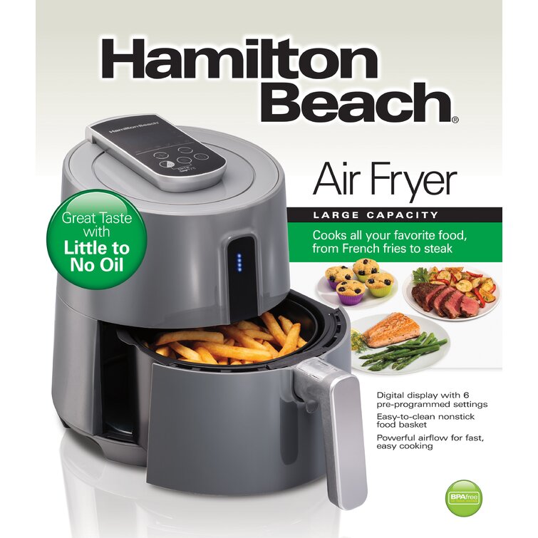 Hamilton Beach 3.7 Quart/3.5 Liter Digital Air Fryer - 35050