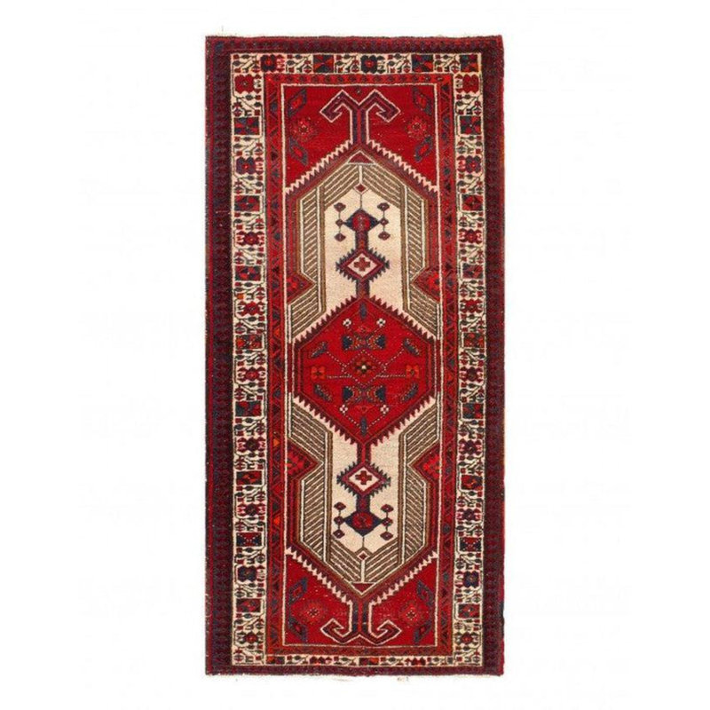 Hand Woven Cotton and Wool Area Rug