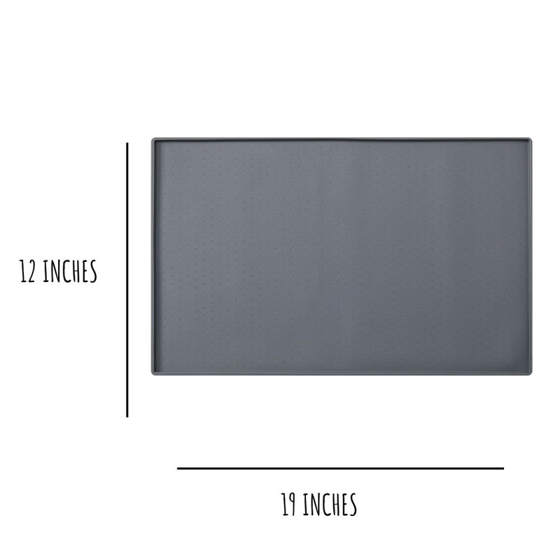 Anti-Skid Placemat, Dark Gray