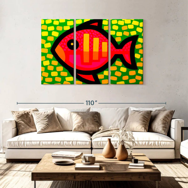 Brampt Big Fish, 48" H x 74" W
