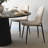 6 - Person Dining Table Sets With 60'' Round Table & 6 Upholstered Chenille Chairs