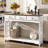 Console Table With Drawers,farmhouse Entryway Table With Storage