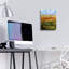  «Canyon Ridge 1» par Allan Friedlander, art mural en verre acrylique, 12 po x 16 po
