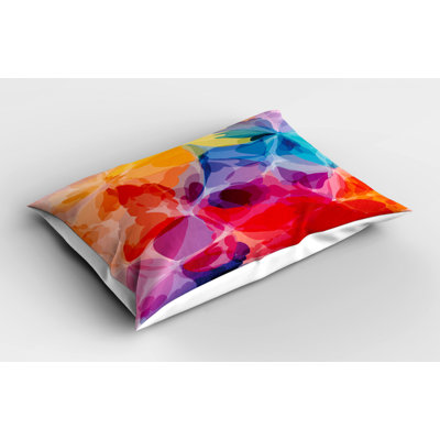 Polyester Abstract Sham Set