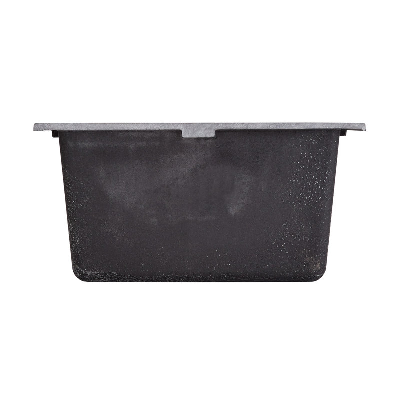 Holcomb 16" L Undermount Kitchen Sink, Midnight Black