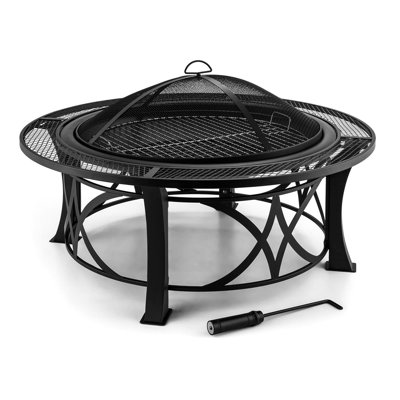 Round Steel Smokeless Fire Pit