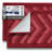 Clara Clark Ultra Soft Non-Slip 2 Piece Shaggy Chevron Bath Rug Set-71610973