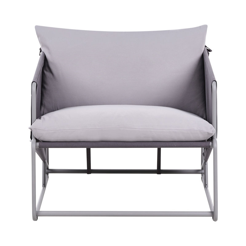 Sundos Outdoor Lounge Chair, Grey/Grey