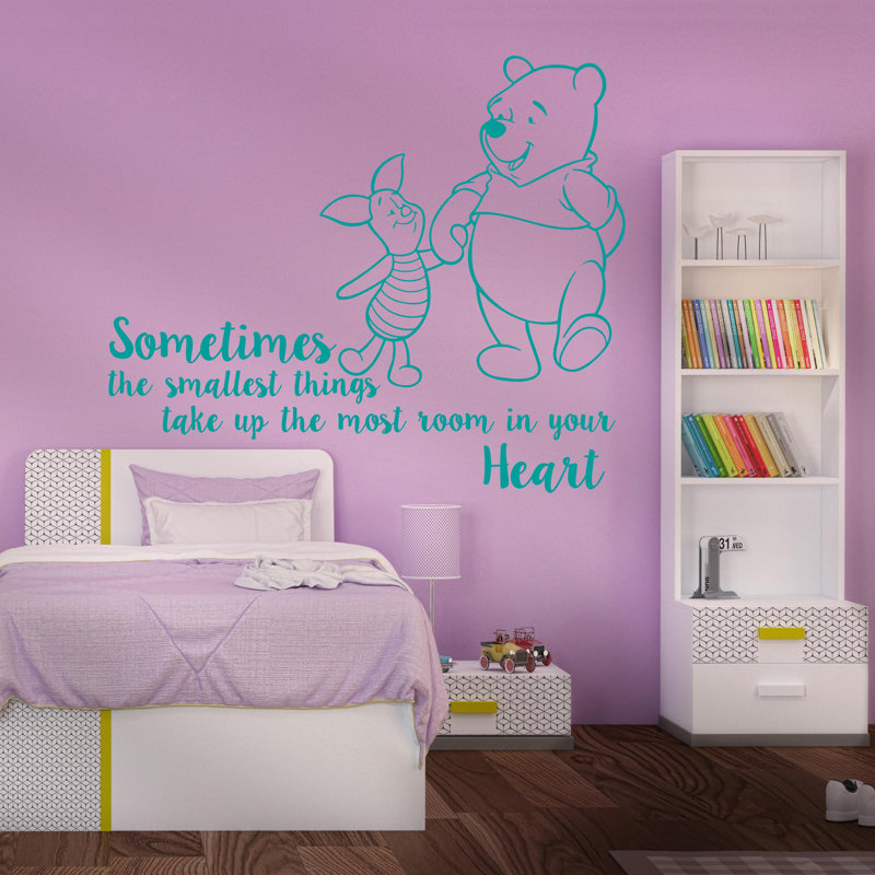 Décalcomanie murale winnie classic the pooh chambres, Turquoise