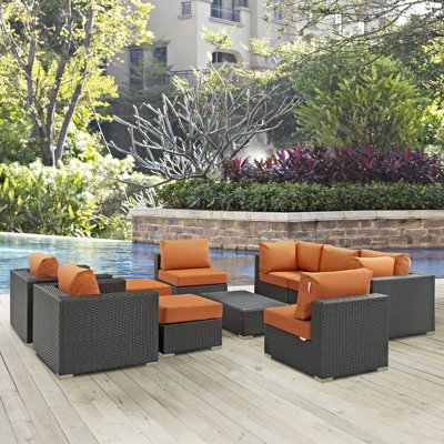 Ensemble modulaire d'extérieur Sunbrella 10 pièces Stopover