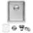 Ruvati Undermount Bar Prep Kitchen Sink 16 Gauge Stainless Steel Single Bowl-101378111
