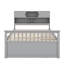 Platform Bed Frame With Storage Bookcases And Shelves,Four Drawers-114221920