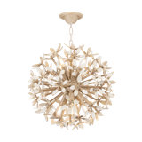 Corfu Chandelier in Ivory Coco