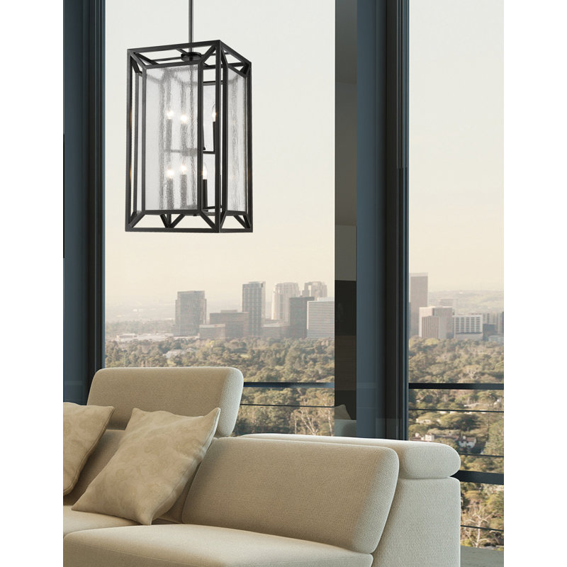 Cadre/lustre carré 8 lumières unique Belkis