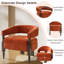 Barrel Upholstered Armchair-469052616