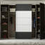 Debarr 4 Door Manufactured Wood Wardrobe-114011905-114011907