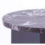 Table d'appoint ronde avec plateau en pierre