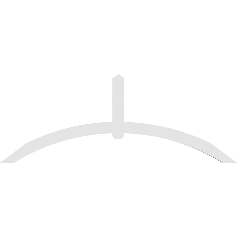 Support pour pignon en PVC Archdale, H 31,5 po x l 84 po (pas: 9/12), P 2 po x F 4 po