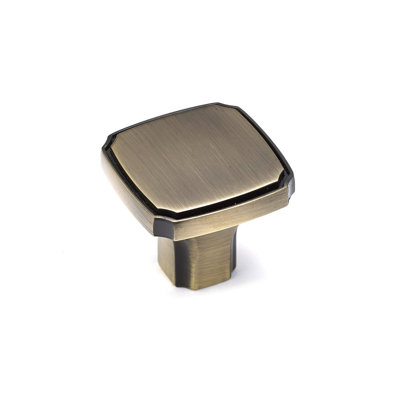 Expression Square Knob, Antique English