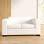 Kaylie 2 Seater Faux Leather Loveseat-591835247