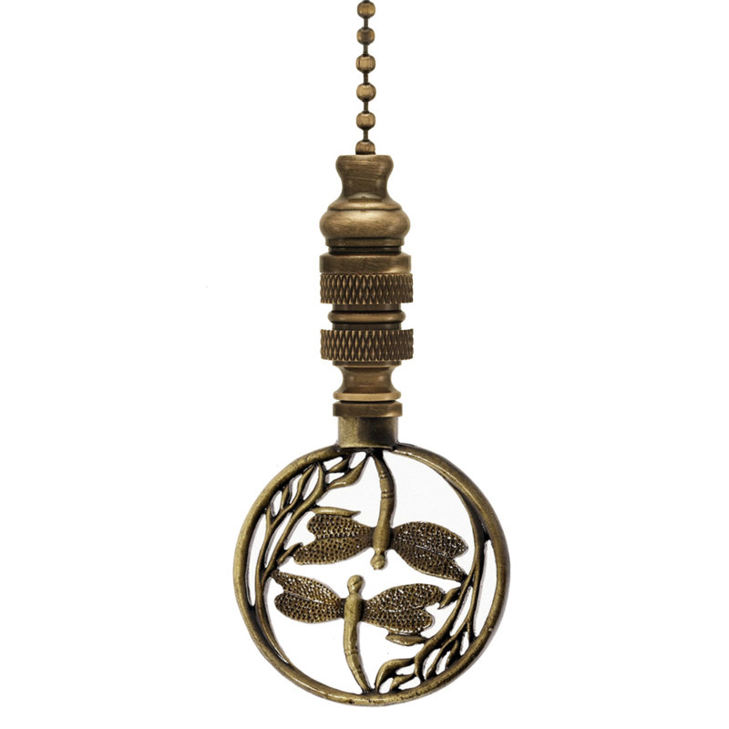 Double Dragonfly Ceiling Fan Pull Chain