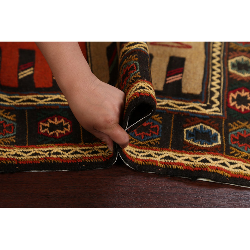 One-of-a-Kind 3'6" X 5'9" New Age Wool Area Rug in