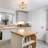 12" W 3-Light Semi Flush Mount with Crystal Shade, Gold Ceiling Light with Drum Shade for Bedroom & Foyer-1215075901