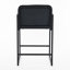 Ensemble de 2 tabourets de bar modernes à hauteur de comptoir, gris foncé. Siège en métal et rembourré pour îlot de cuisine, bar à la maison et salle à manger. Pour embellir-118039885