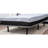 X Series Twin Xl Upholstered Platform - Gray Woven, Adjustable Leg Heights 4" 8", 1000 Lbs Capacity, Steel Frame, Foldable Hinged, Easy Assembly Foundation Modern Gray, Legs Load Steel, Setup-887662513