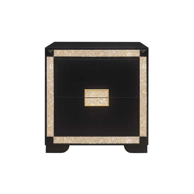 Lively Black/Nightstand